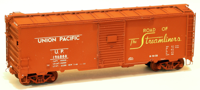 Union Pacific class B-50-38 and B-50-39 40-foot boxcars