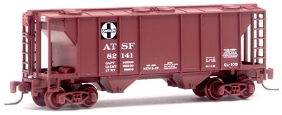 PS-2 70-ton two-bay covered hopper