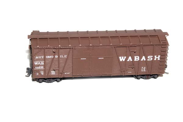 Wabash 40-foot single-sheathed automobile boxcar
