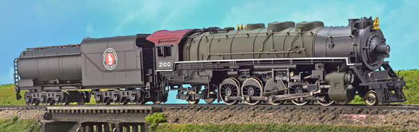 IHC HO freelanced 2-10-2 steam locomotive