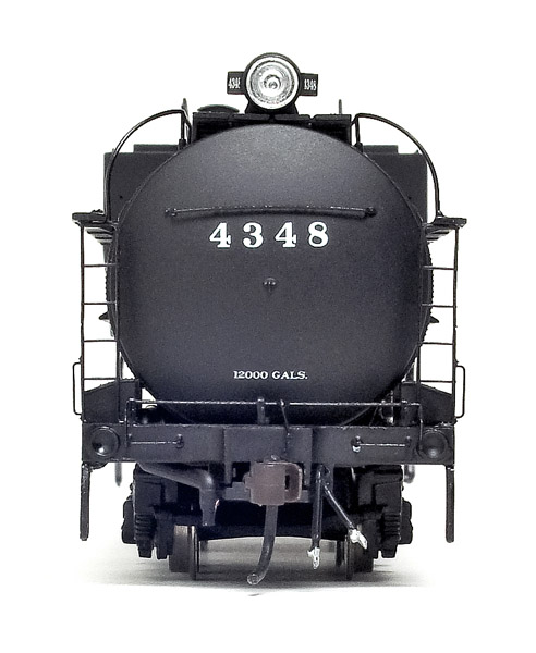 The class 120-C-6 tender includes an operating backup light.