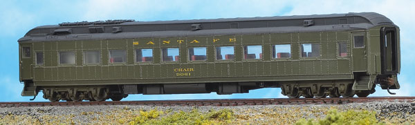 Walthers HO AT&SF heavyweight chair car