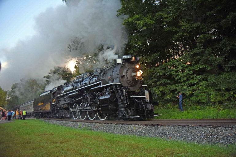 NKP 765 returns to shop on deadhead move to Ohio | Trains Magazine