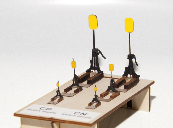 Osborn Model Kits multiple-scale switch stands