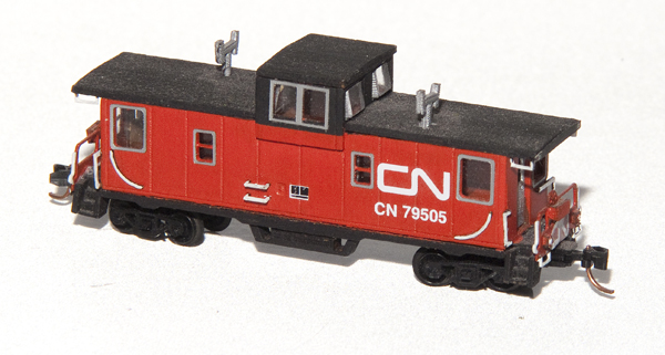 Osborn Model Kits N scale Canadian National Pointe Saint Charles caboose