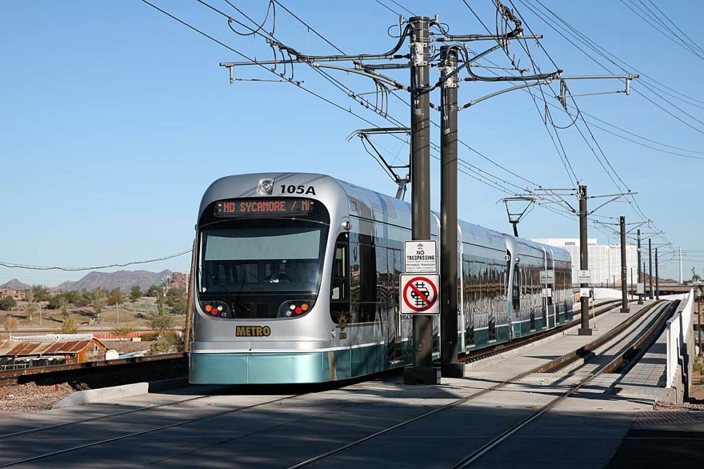 Phoenix Light Rail Stations Map