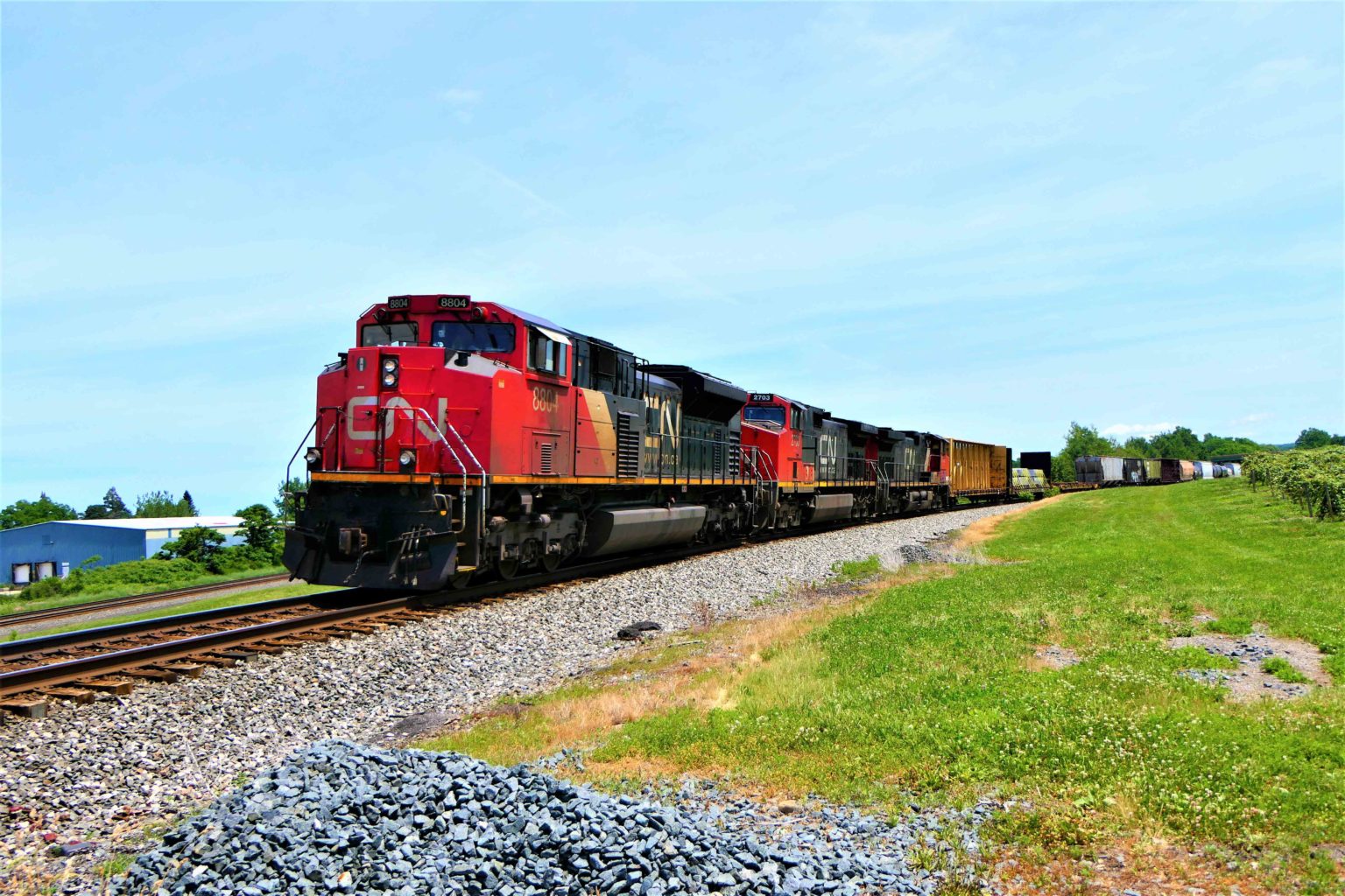 CN trains detouring around international tunnel derailment | Trains ...