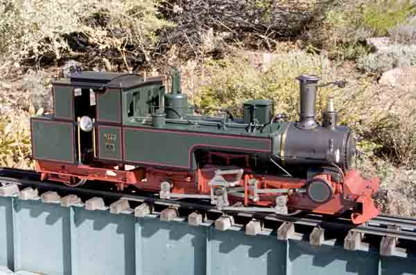 Accucraft Saxonia III K live-steam locomotive