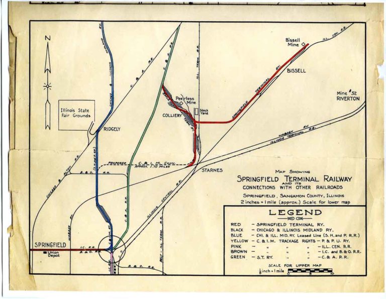 Springfield (Illinois) Terminal map | Classic Trains Magazine