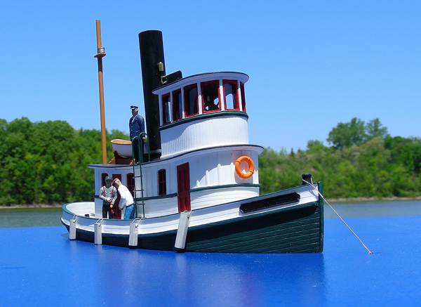 Sylvan Scale Models O scale wooden steam tugboat