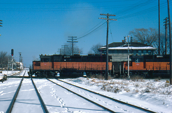 Milwaukee Road in Rondout, Ill.