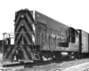 A close up black and white photo of Nickel Plate Road No. 125 