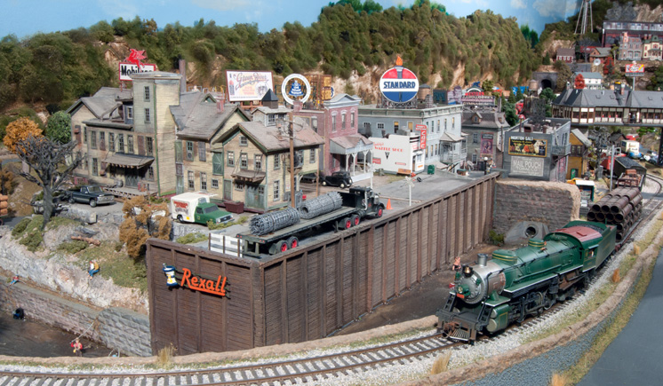 John Ottman's HO scale St. George model railroad