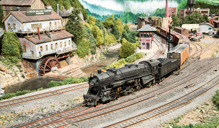 John Listermann's HO scale Baltimore & Ohio model train layout