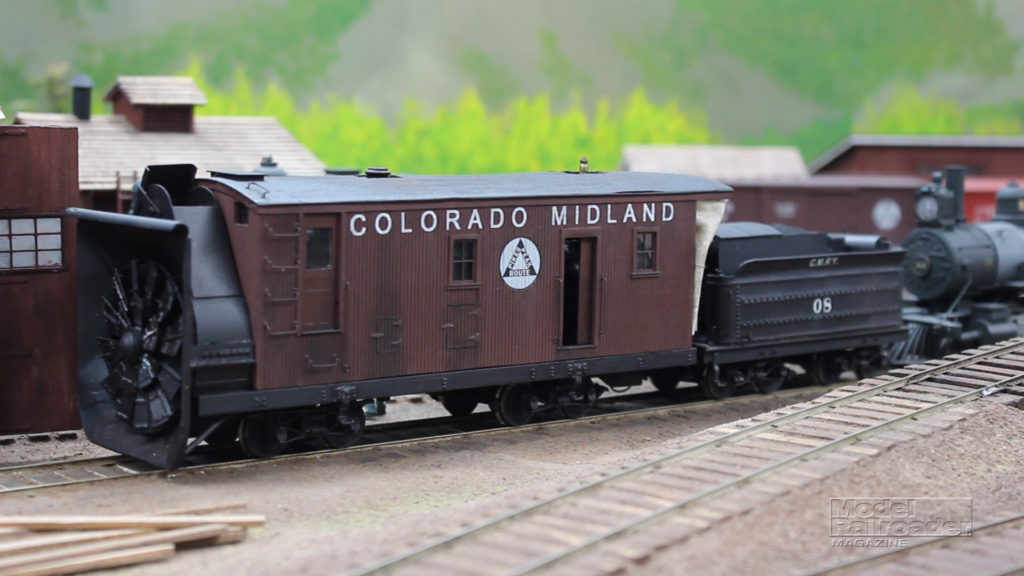 Colorado Midland Dodge HO scale snowplow