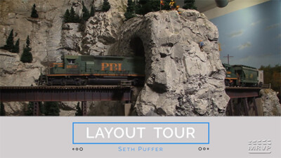 MRVP Layout Visit: Seth Puffer’s Puffer Bridge Lines in HO scale