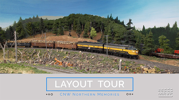 John Mueller's HO scale CNW Northern Memories model railroad