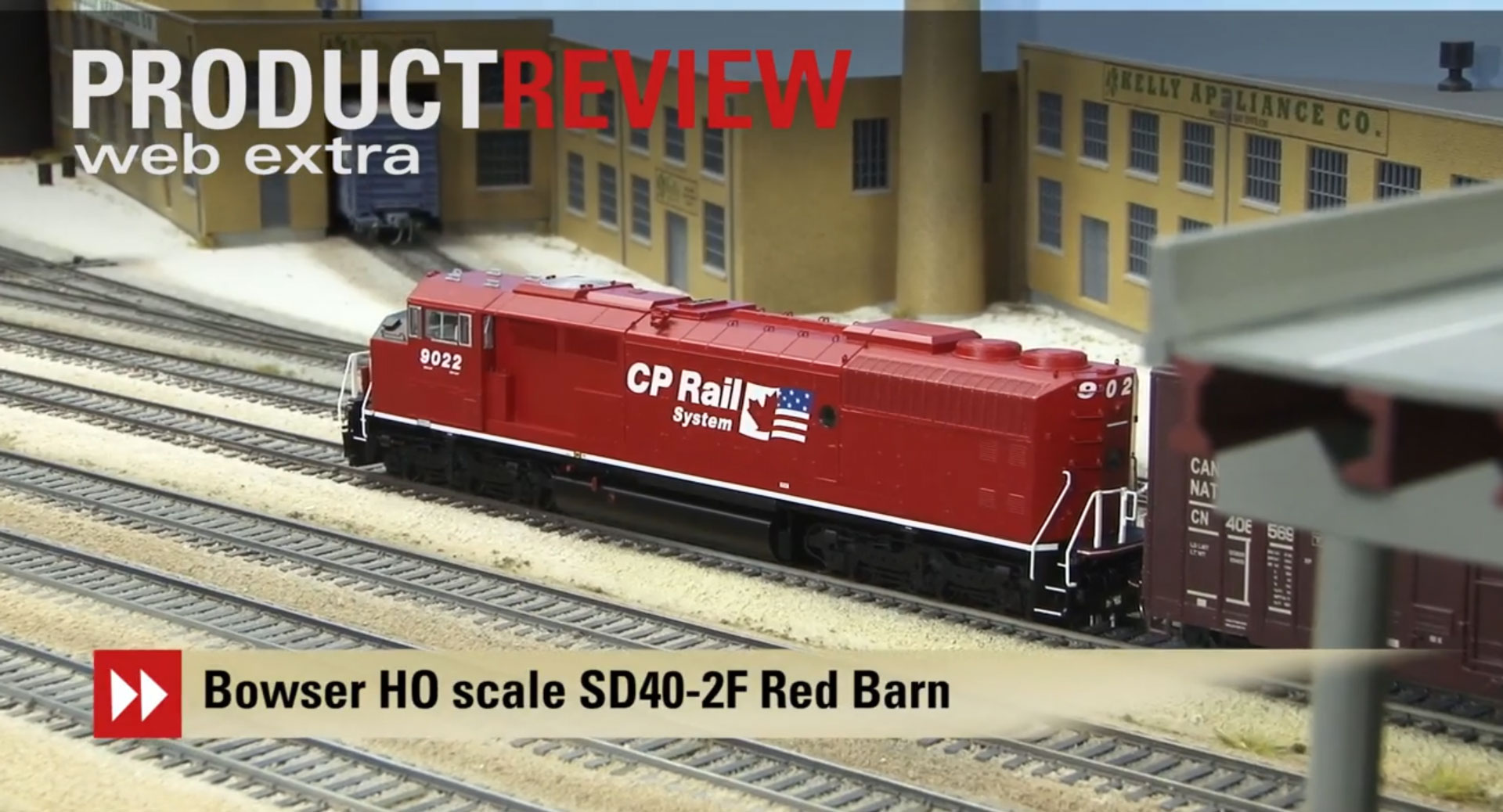 Video: Bowser Trains HO scale GMDD SD40-2F | ModelRailroader.com