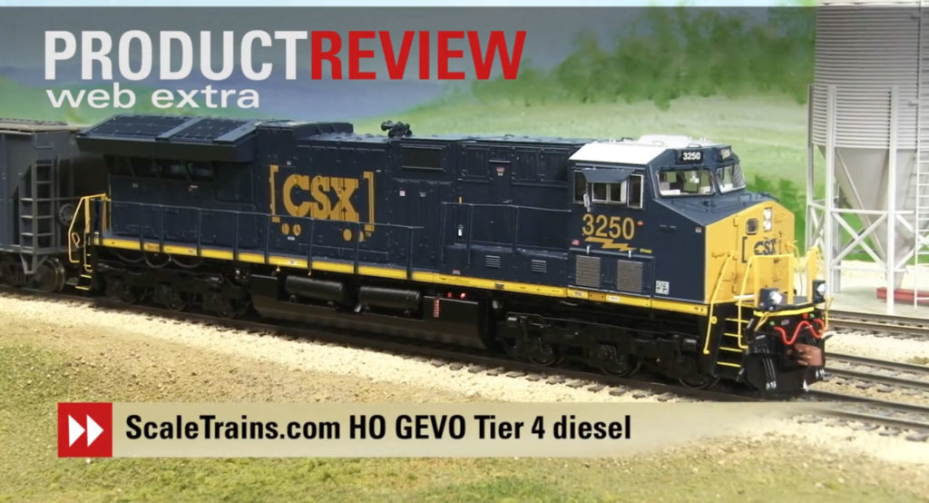 ScaleTrains com HO scale GEVO Tier 4 diesel