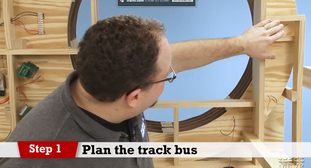 Ben Lake showing how to wire a model railroad layout