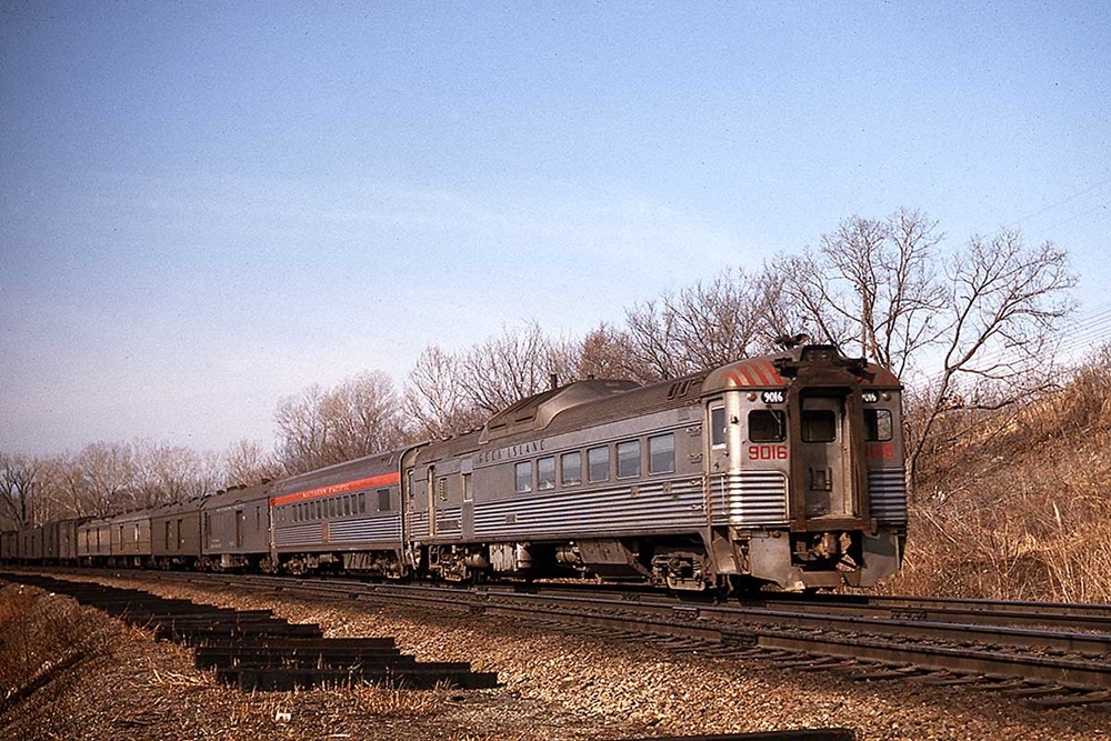 Rock Island train in Kansas in 1963
