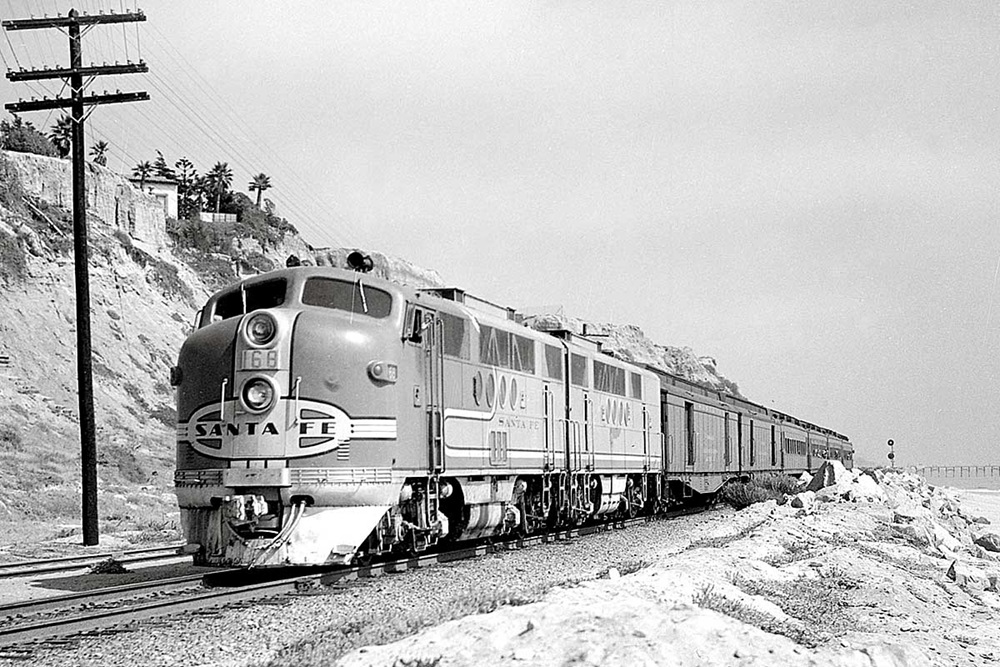 Santa Fe FT No. 168 in San Diego in 1951