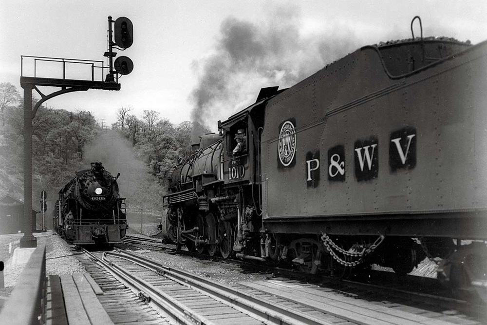 Coal trains on the Pittsburgh & West Virginia