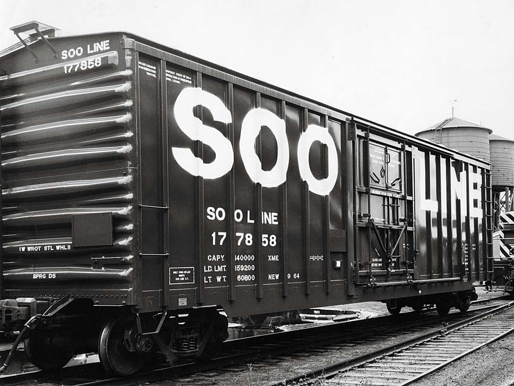 Soo Line boxcars in the 1960s
