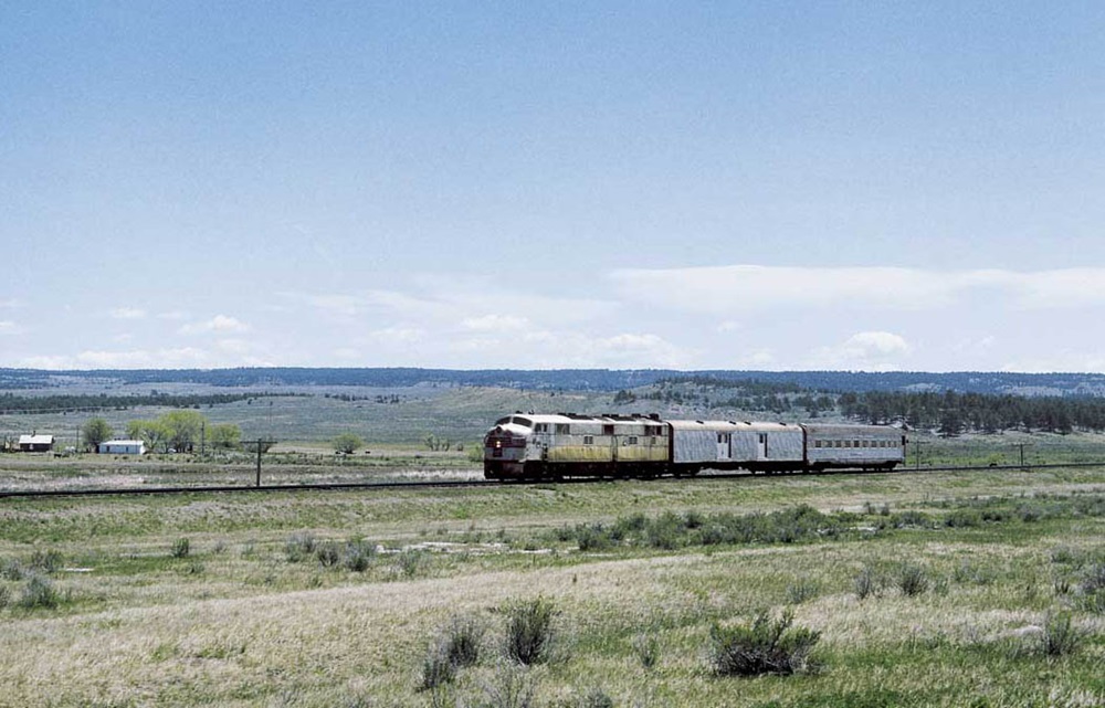 Omaha-Billings train 41 near Osage, Wyoming