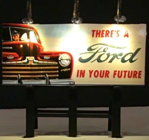 Illuminated ford billboard