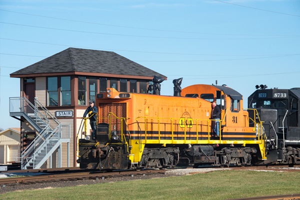 The Monticello Railway Museum's newly acquired RS1325