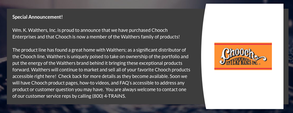 An announcement from Chooch