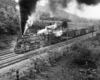 Toronto, Hamilton & Buffalo steam locomotive with freight train