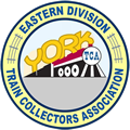 The Eastern Division of the Train Collectors Association logo