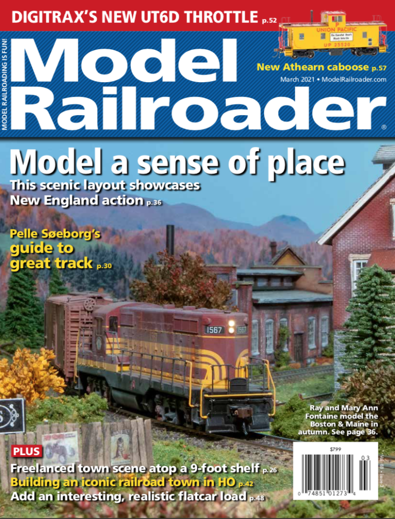 Model Railroader Cover image from March 2021.