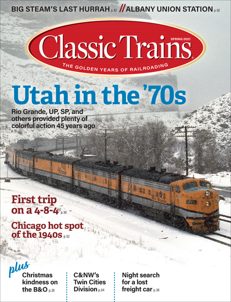 Classic Trains' Winter 2021 cover
