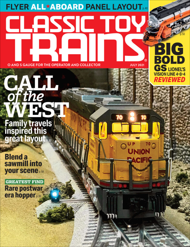Classic Toy Trains July cover