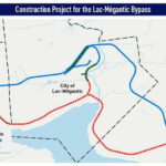 Map of Lac-Megantic Bypass