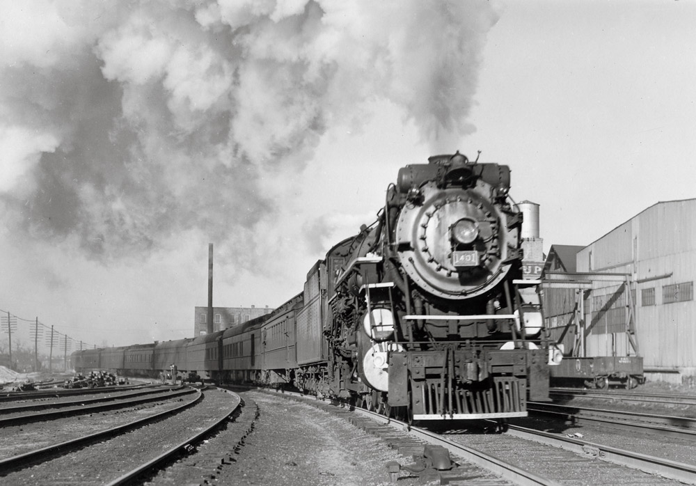american steam trains in the 1940s and 1950s