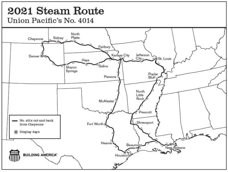 UP releases full schedule for 2021 Big Boy tour Trains