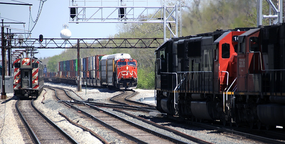 Junction of CN s former Illinois Central and Elgin Joliet