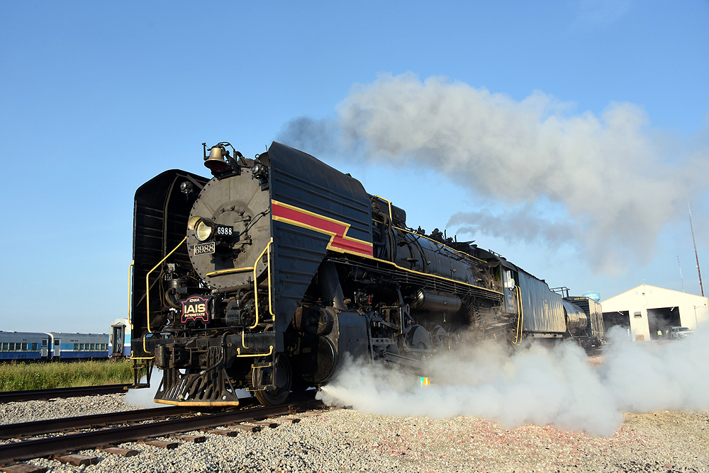 Iowa Interstate's QJ 2-10-2 steam locomotive in photos - Trains
