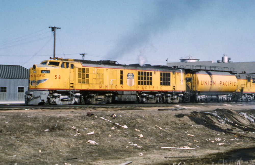 Giant Turbine And Diesel Locomotives Followed Union Pacifics Famous