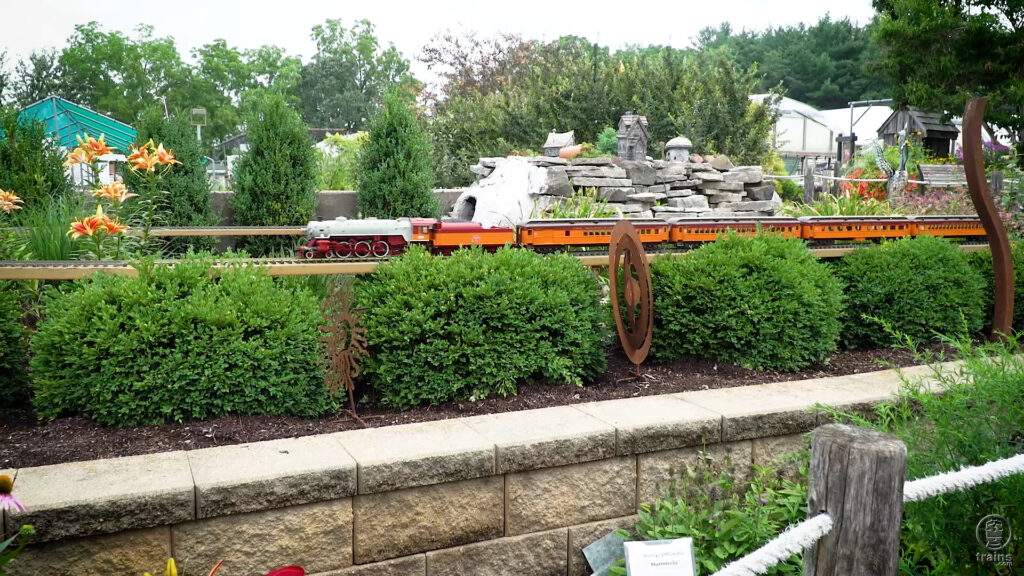 Scenic garden railway