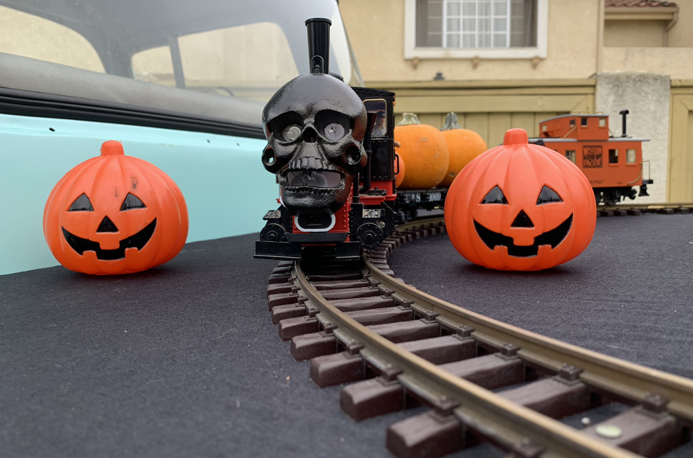 A fun, largescale Halloween display Trains