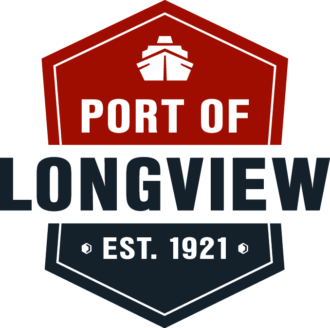 Logo of the Port of Longview, Wash.