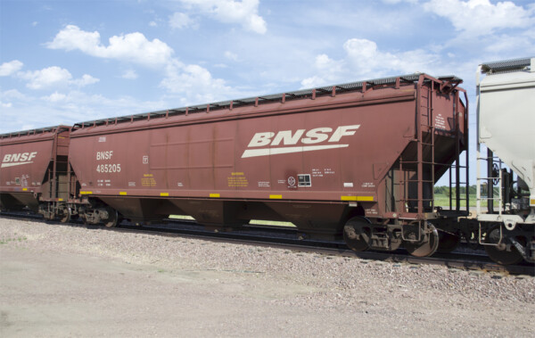 BNSF covered hopper variations - Trains