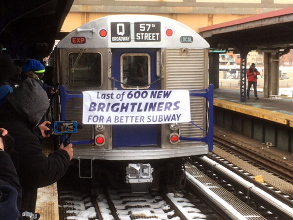 News photo: Last run for 'Brightliner' subway cars - Trains