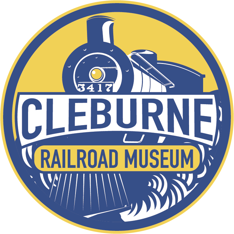 Logo of the Cleburne Railroad Museum