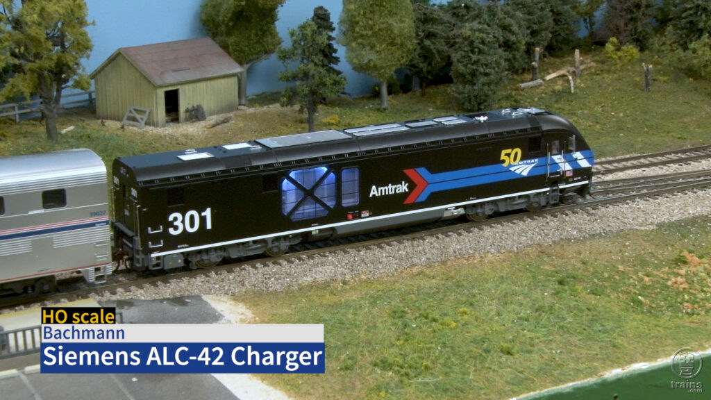 Amtrak’s new long-distance engine in black.